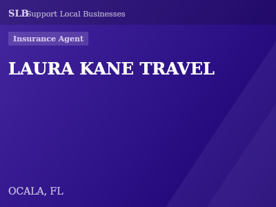 LAURA KANE TRAVEL — Insurance Agent in OCALA, FL