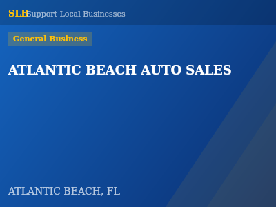 ATLANTIC BEACH AUTO SALES — General Business in ATLANTIC BEACH, FL