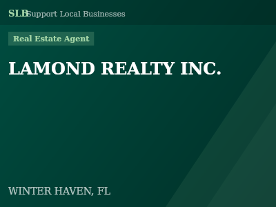 LAMOND REALTY INC. — Real Estate Agent in WINTER HAVEN, FL