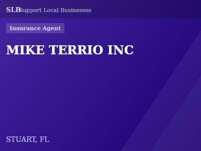 MIKE TERRIO INC — Insurance Agent in STUART, FL