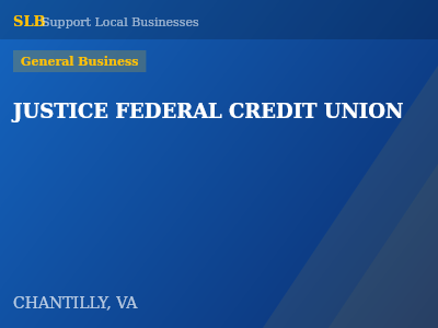JUSTICE FEDERAL CREDIT UNION — General Business in CHANTILLY, VA