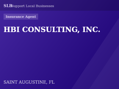 HBI CONSULTING, INC. — Insurance Agent in SAINT AUGUSTINE, FL