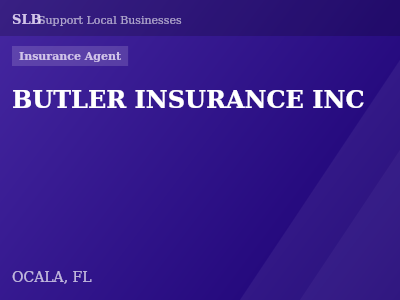 BUTLER INSURANCE INC — Insurance Agent in OCALA, FL