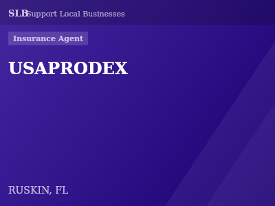 USAPRODEX — Insurance Agent in RUSKIN, FL