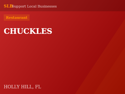 CHUCKLES — Restaurant in HOLLY HILL, FL