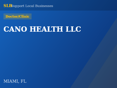 CANO HEALTH LLC — Doctor/Clinic in MIAMI, FL