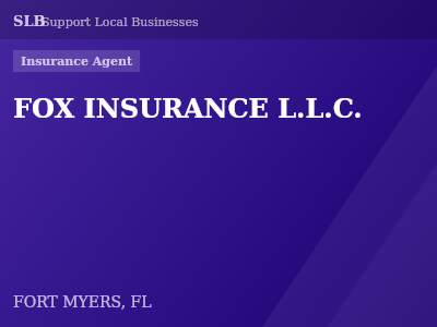 FOX INSURANCE L.L.C. — Insurance Agent in FORT MYERS, FL