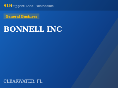 BONNELL INC — General Business in CLEARWATER, FL