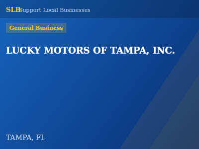LUCKY MOTORS OF TAMPA, INC. — General Business in TAMPA, FL