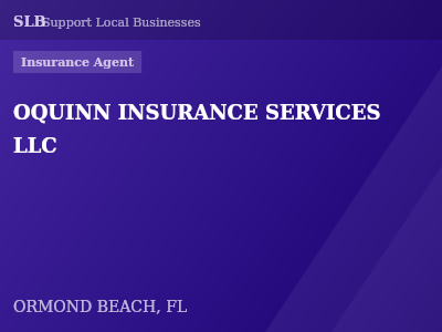OQUINN INSURANCE SERVICES LLC — Insurance Agent in ORMOND BEACH, FL