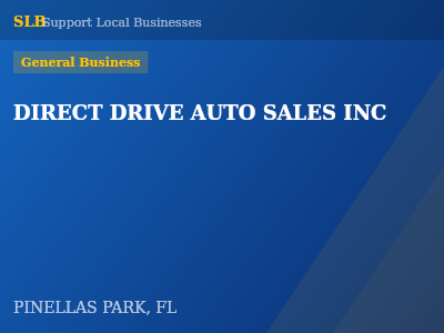 DIRECT DRIVE AUTO SALES INC — General Business in PINELLAS PARK, FL