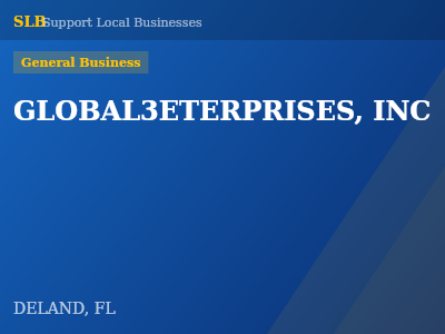 GLOBAL3ETERPRISES, INC — General Business in DELAND, FL
