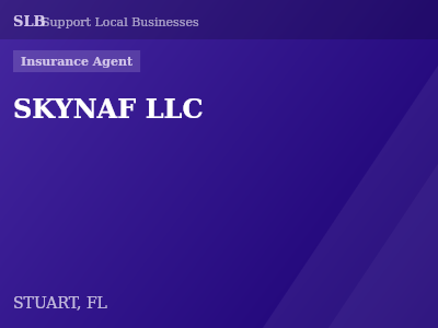 SKYNAF LLC — Insurance Agent in STUART, FL
