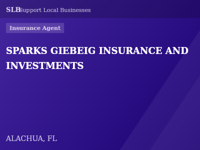 SPARKS GIEBEIG INSURANCE AND INVESTMENTS — Insurance Agent in ALACHUA, FL