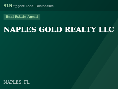 NAPLES GOLD REALTY LLC — Real Estate Agent in NAPLES, FL