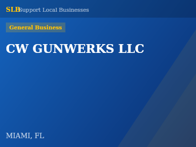 CW GUNWERKS LLC — General Business in MIAMI, FL
