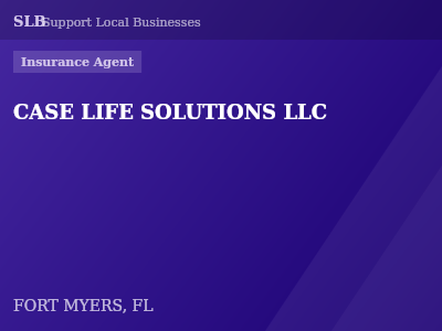 CASE LIFE SOLUTIONS LLC — Insurance Agent in FORT MYERS, FL