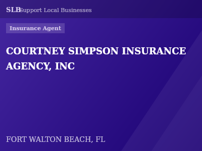 COURTNEY SIMPSON INSURANCE AGENCY, INC — Insurance Agent in FORT WALTON BEACH, FL