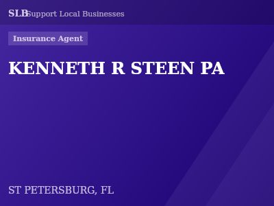 KENNETH R STEEN PA — Insurance Agent in ST PETERSBURG, FL