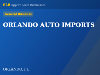 ORLANDO AUTO IMPORTS — General Business in ORLANDO, FL