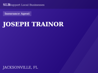 JOSEPH TRAINOR — Insurance Agent in JACKSONVILLE, FL