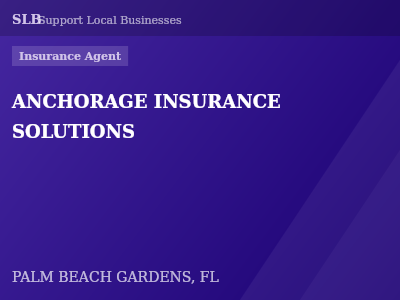 ANCHORAGE INSURANCE SOLUTIONS — Insurance Agent in PALM BEACH GARDENS, FL