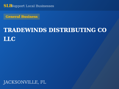 TRADEWINDS DISTRIBUTING CO LLC — General Business in JACKSONVILLE, FL