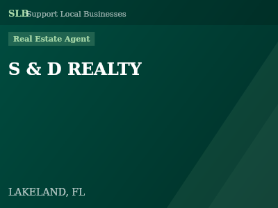 S & D REALTY — Real Estate Agent in LAKELAND, FL