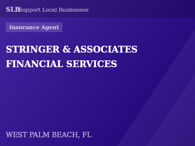 STRINGER & ASSOCIATES FINANCIAL SERVICES — Insurance Agent in WEST PALM BEACH, FL