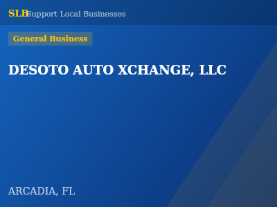 DESOTO AUTO XCHANGE, LLC — General Business in ARCADIA, FL