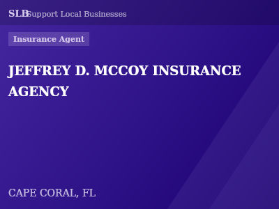 JEFFREY D. MCCOY INSURANCE AGENCY — Insurance Agent in CAPE CORAL, FL