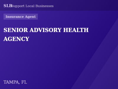 SENIOR ADVISORY HEALTH AGENCY — Insurance Agent in TAMPA, FL