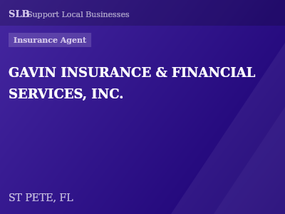 GAVIN INSURANCE & FINANCIAL SERVICES, INC. — Insurance Agent in ST PETE, FL