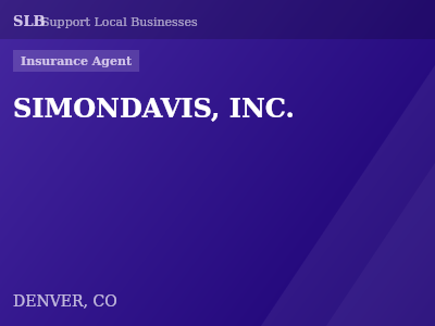 SIMONDAVIS, INC. — Insurance Agent in DENVER, CO