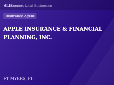 APPLE INSURANCE & FINANCIAL PLANNING, INC. — Insurance Agent in FT MYERS, FL