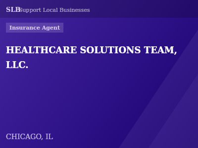 HEALTHCARE SOLUTIONS TEAM, LLC. — Insurance Agent in CHICAGO, IL