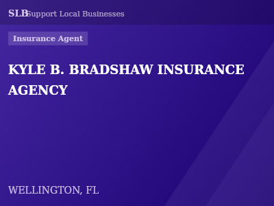 KYLE B. BRADSHAW INSURANCE AGENCY — Insurance Agent in WELLINGTON, FL