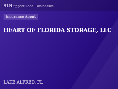 HEART OF FLORIDA STORAGE, LLC — Insurance Agent in LAKE ALFRED, FL