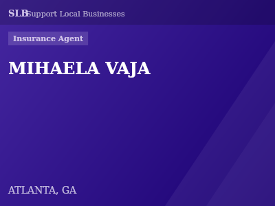 MIHAELA VAJA — Insurance Agent in ATLANTA, GA