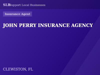 JOHN PERRY INSURANCE AGENCY — Insurance Agent in CLEWISTON, FL
