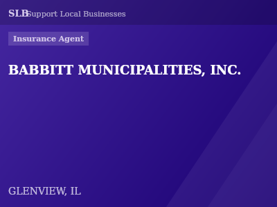BABBITT MUNICIPALITIES, INC. — Insurance Agent in GLENVIEW, IL