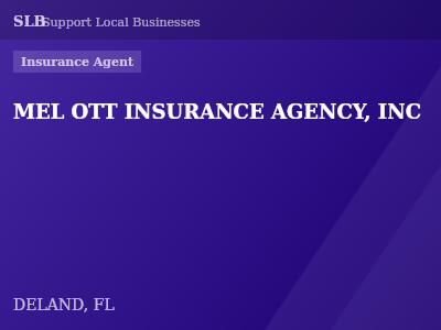 MEL OTT INSURANCE AGENCY, INC — Insurance Agent in DELAND, FL
