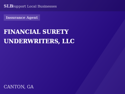FINANCIAL SURETY UNDERWRITERS, LLC — Insurance Agent in CANTON, GA