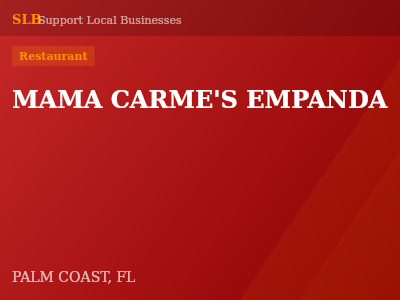 MAMA CARME'S EMPANDA — Restaurant in PALM COAST, FL