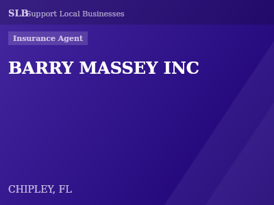BARRY MASSEY INC — Insurance Agent in CHIPLEY, FL