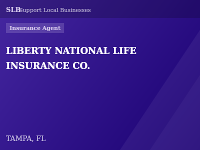 LIBERTY NATIONAL LIFE INSURANCE CO. — Insurance Agent in TAMPA, FL