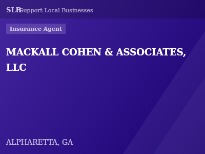 MACKALL COHEN & ASSOCIATES, LLC — Insurance Agent in ALPHARETTA, GA