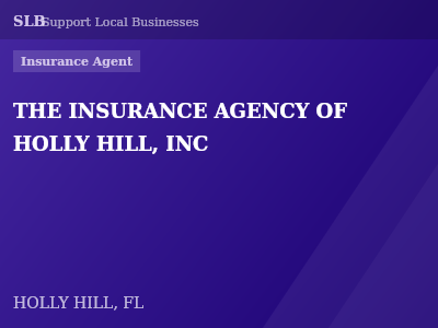 THE INSURANCE AGENCY OF HOLLY HILL, INC — Insurance Agent in HOLLY HILL, FL