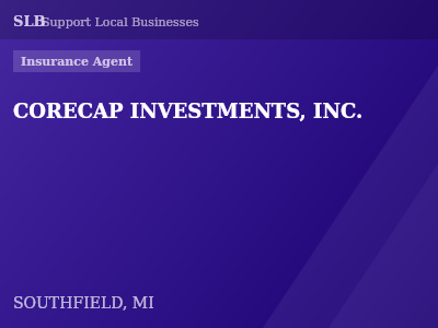 CORECAP INVESTMENTS, INC. — Insurance Agent in SOUTHFIELD, MI