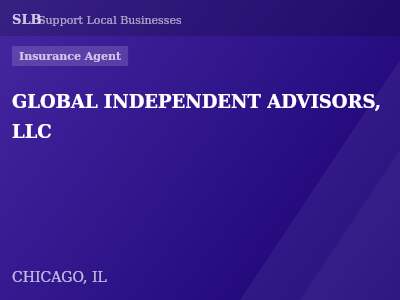 GLOBAL INDEPENDENT ADVISORS, LLC — Insurance Agent in CHICAGO, IL